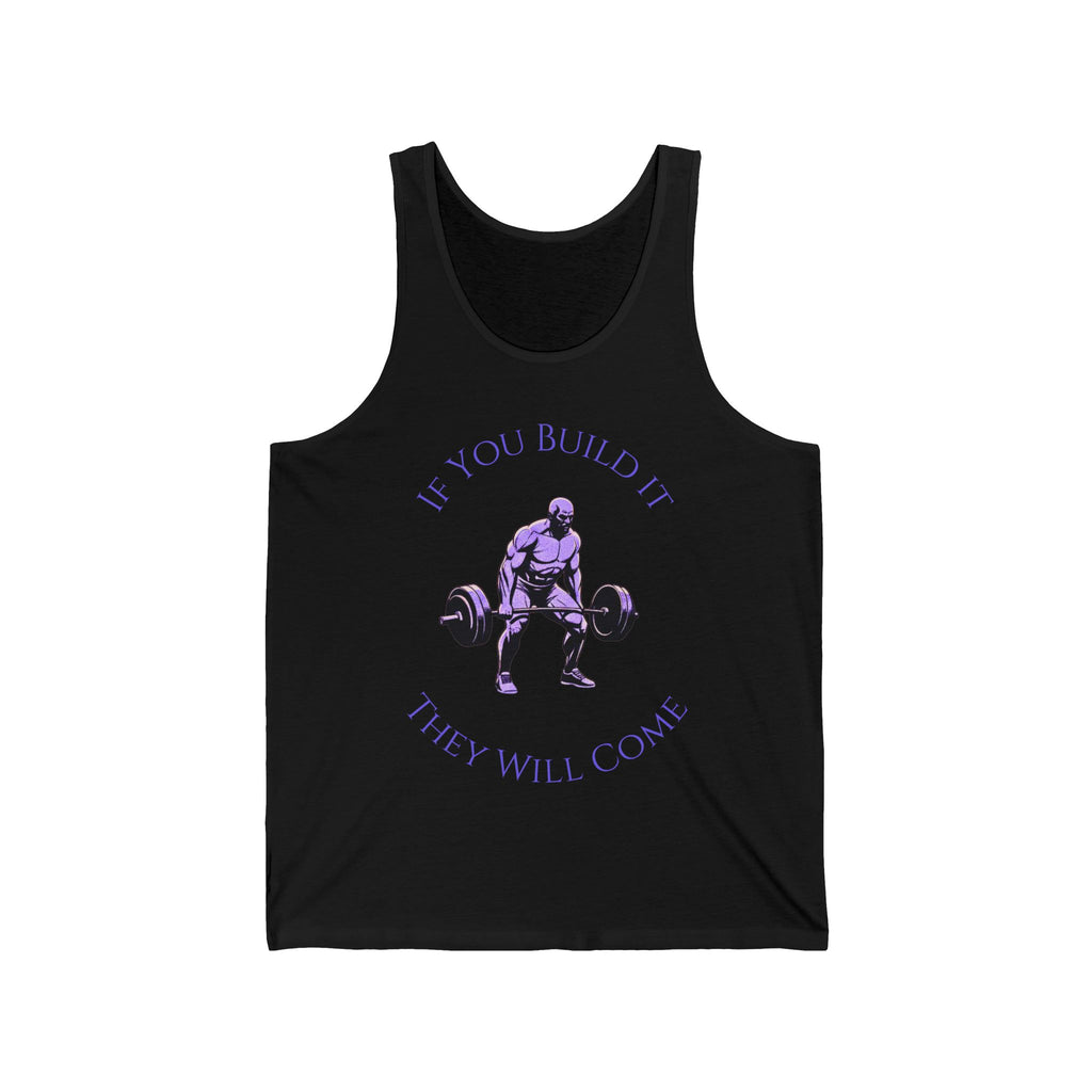 If You Build It They Will Come Men’s Tank Top: Build the Frame, They’ll Come Hungry