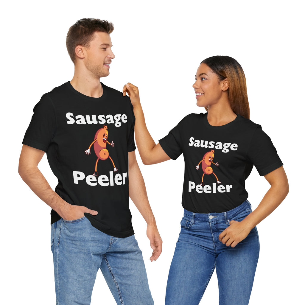 Sausage Peeler: Suckin skin Tee