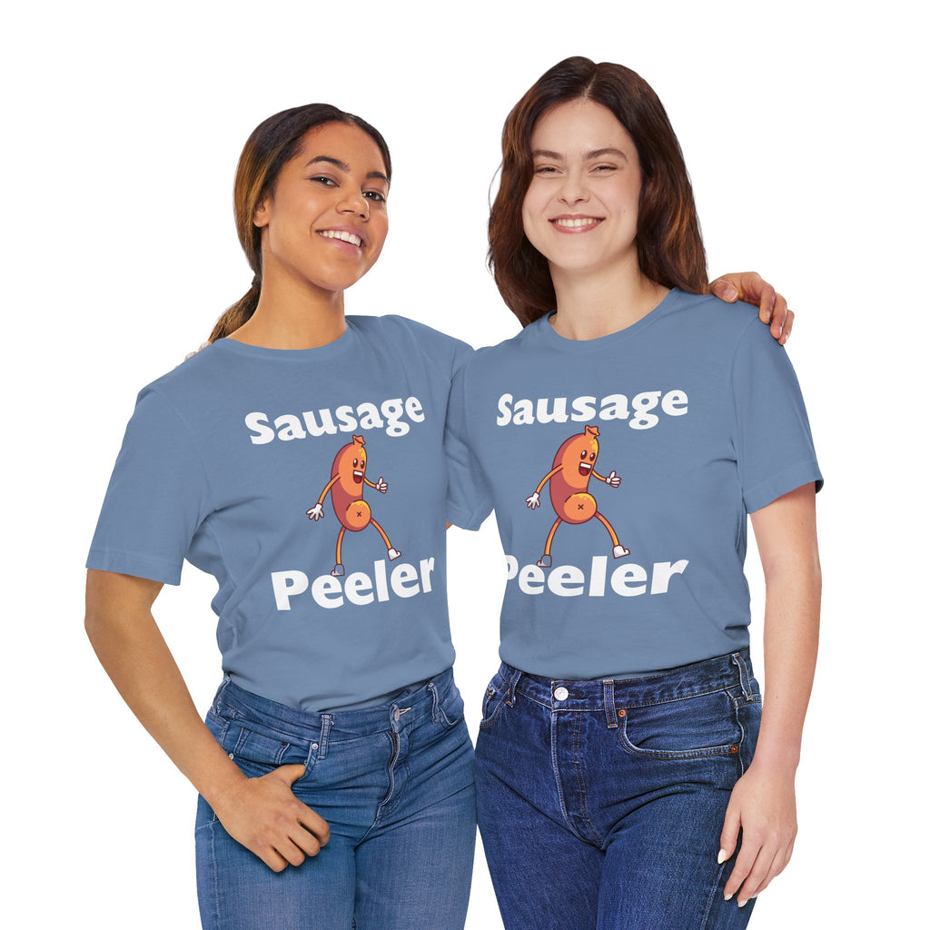 Sausage Peeler: Suckin skin Tee