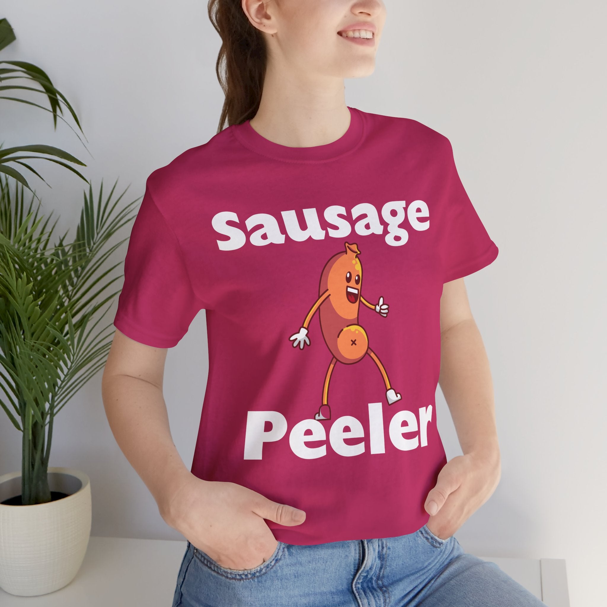 Sausage Peeler: Suckin skin Tee