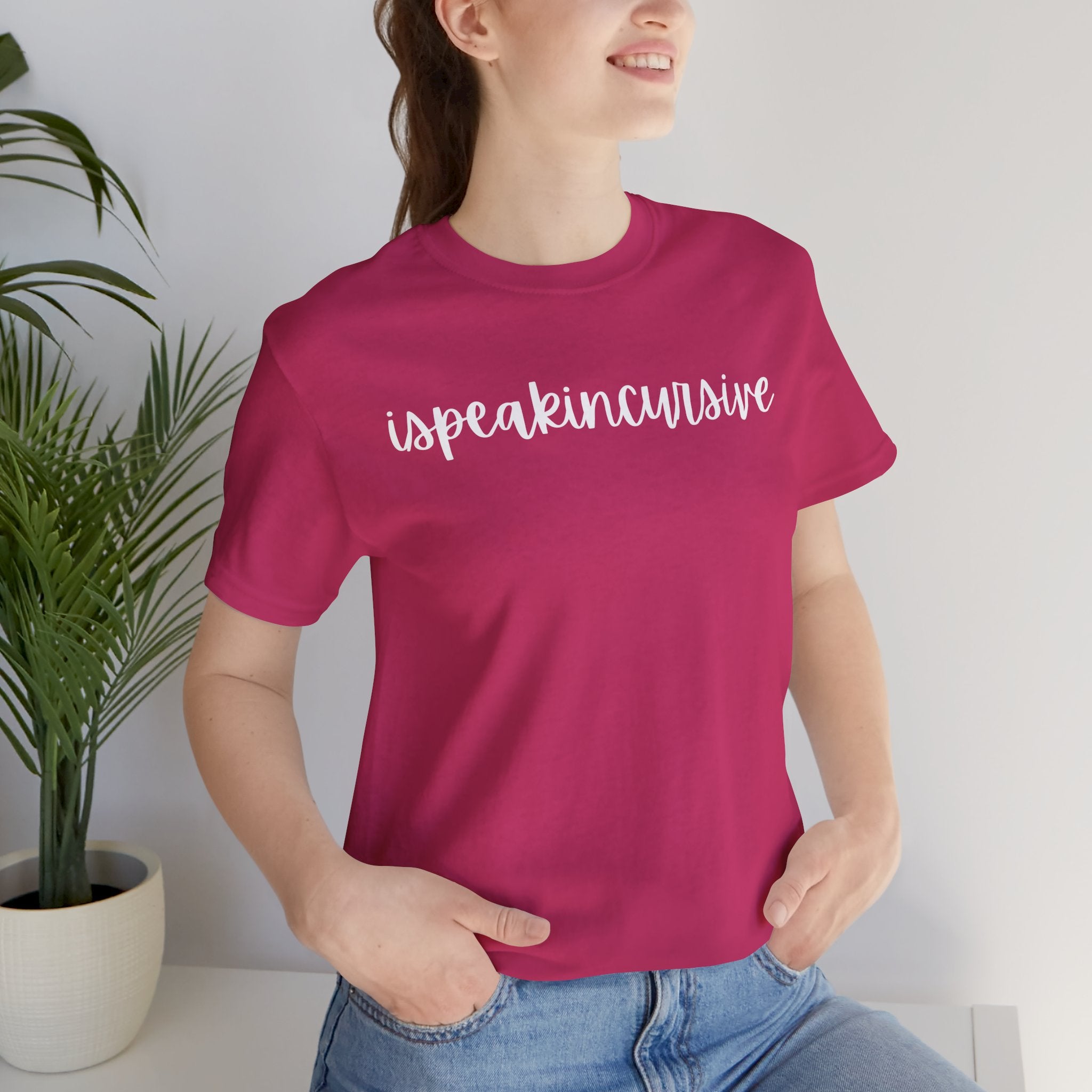 ISpeakInCursive Tee