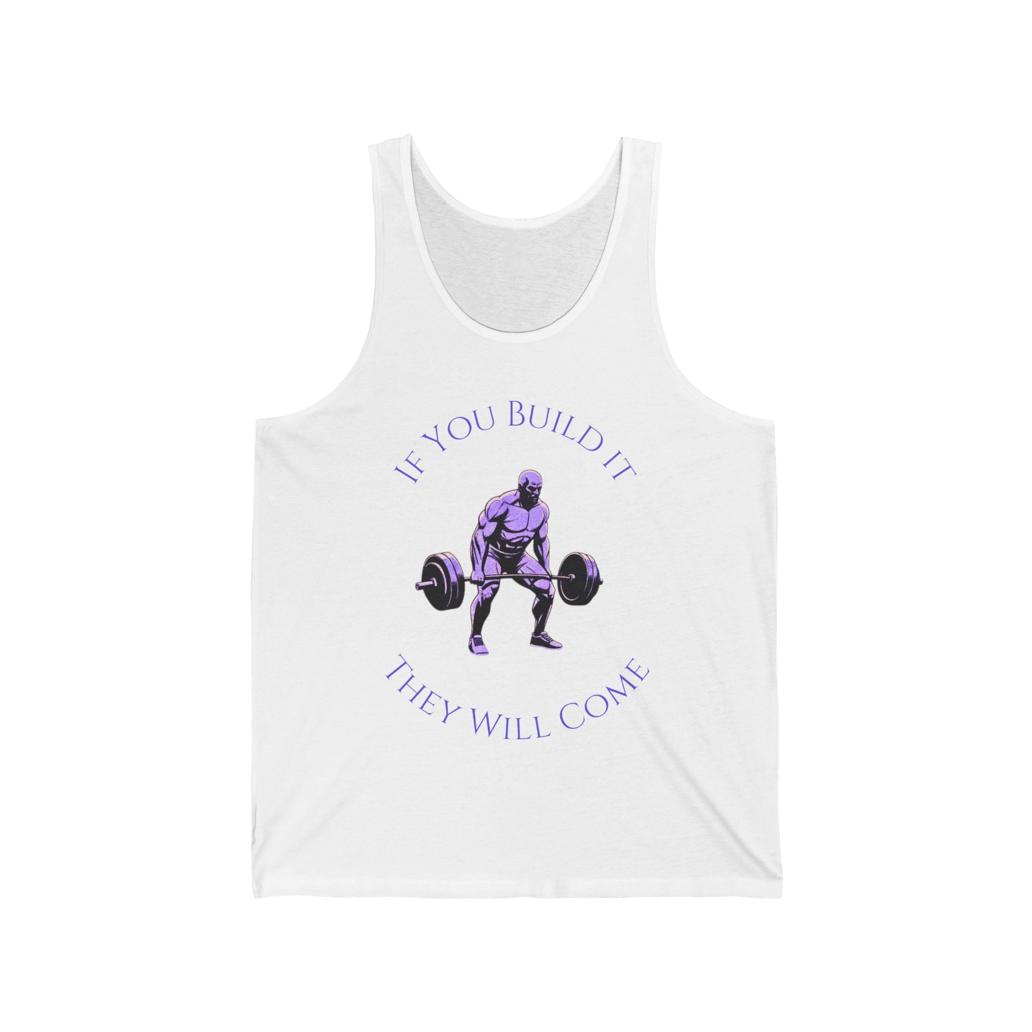 If You Build It They Will Come Men’s Tank Top: Build the Frame, They’ll Come Hungry