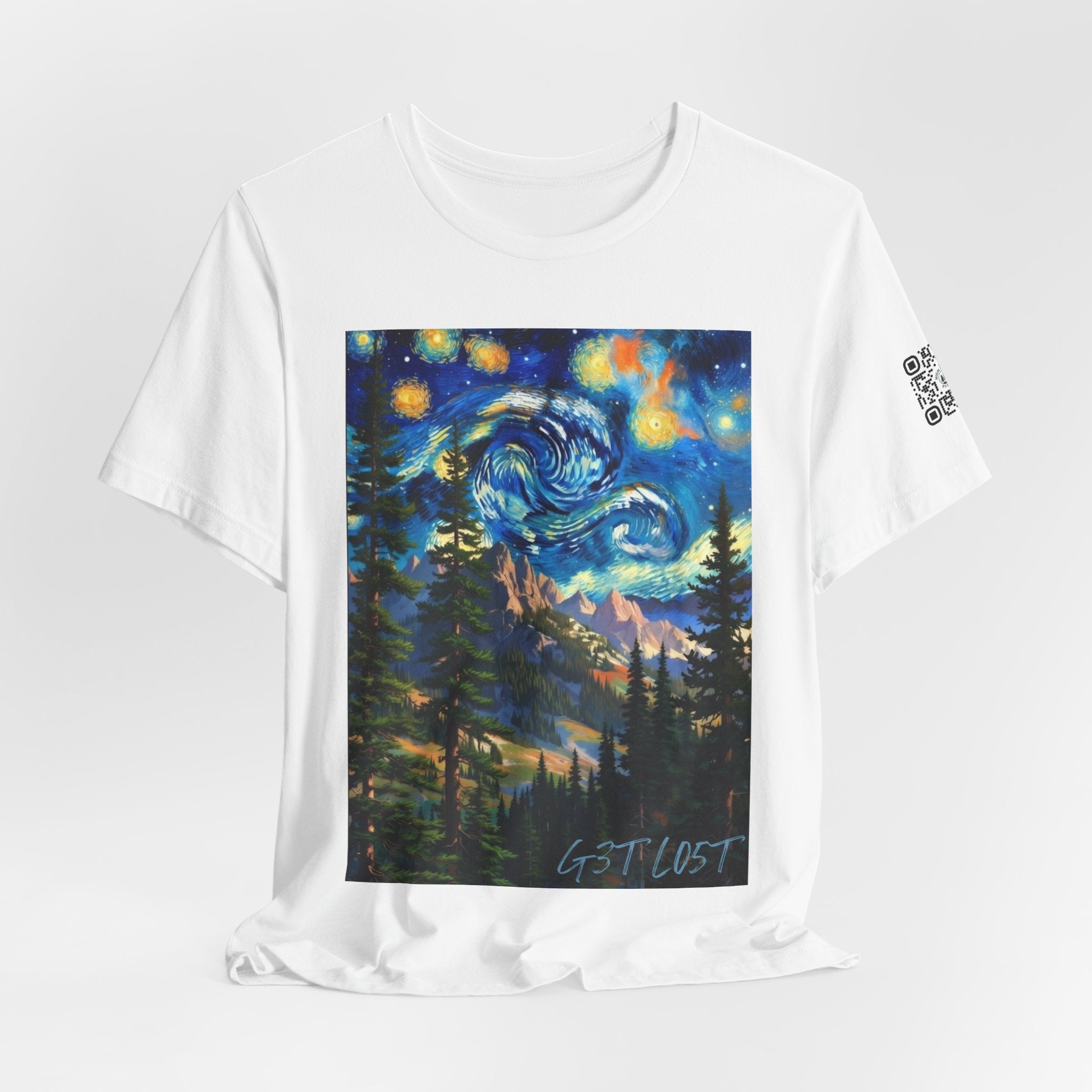 Starry Night Mountain Trip T-Shirt: Because Regular Night Skies Are for Amateurs