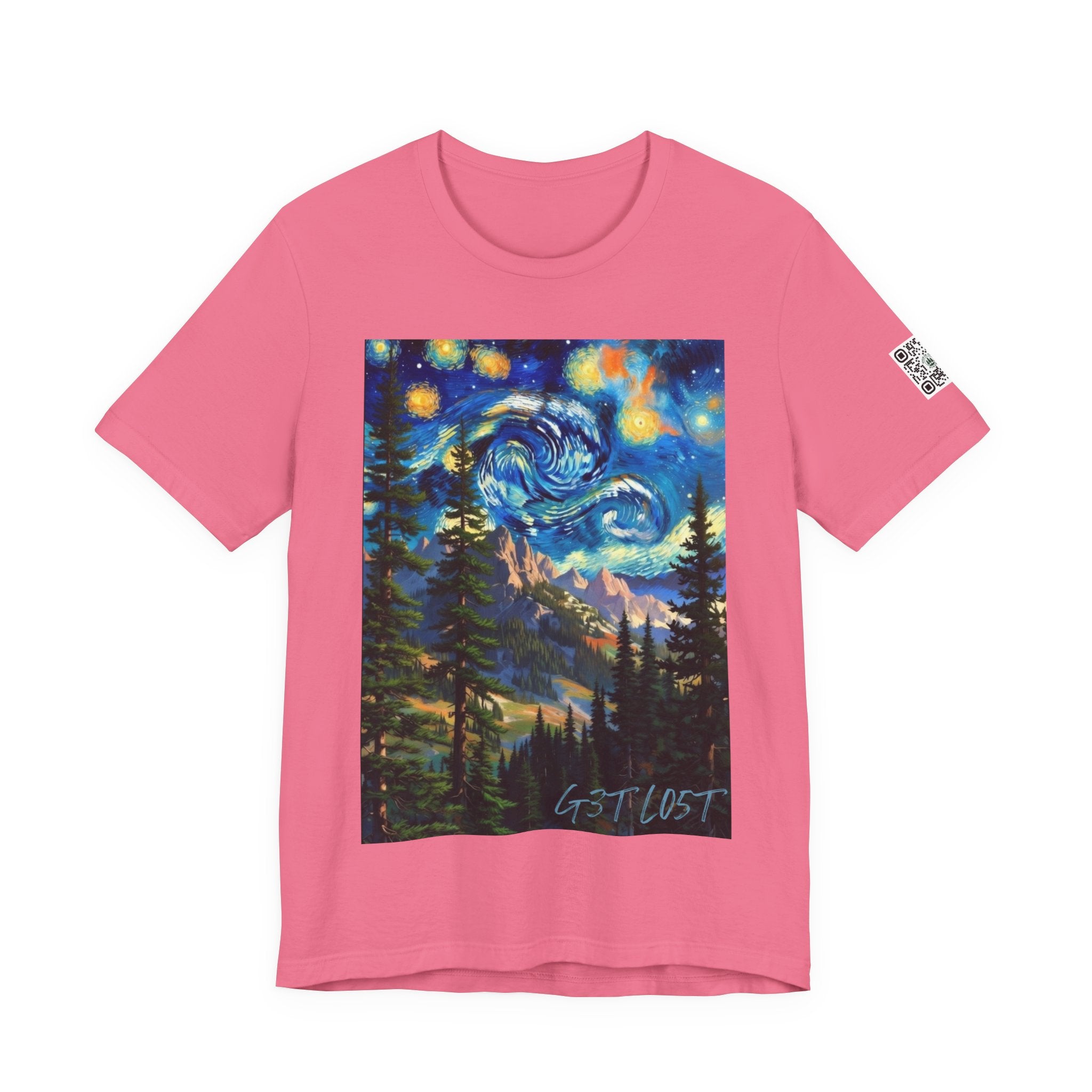Starry Night Mountain Trip T-Shirt: Because Regular Night Skies Are for Amateurs
