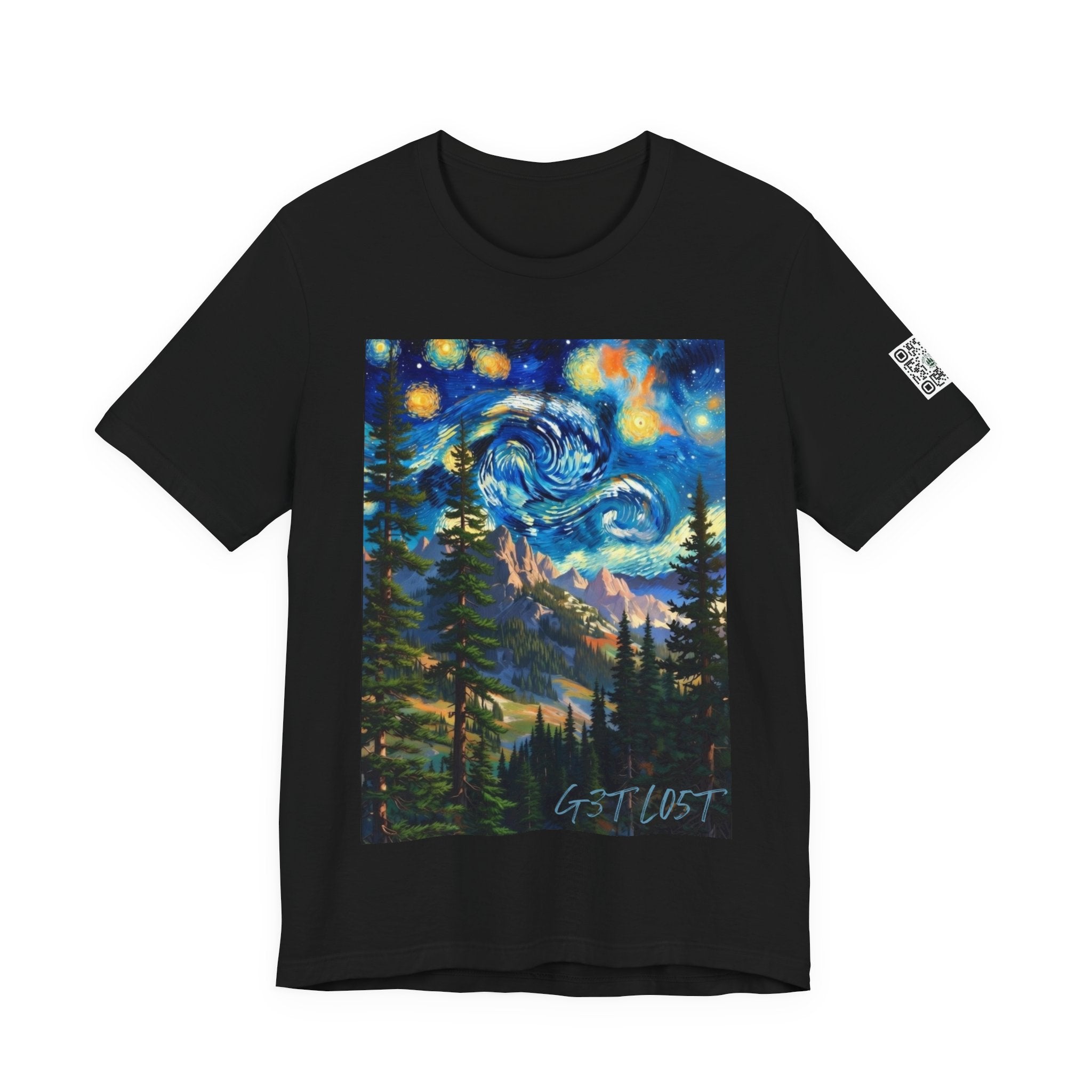 Starry Night Mountain Trip T-Shirt: Because Regular Night Skies Are for Amateurs