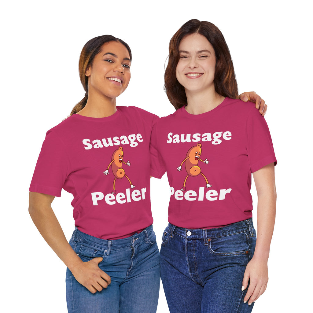 Sausage Peeler: Suckin skin Tee