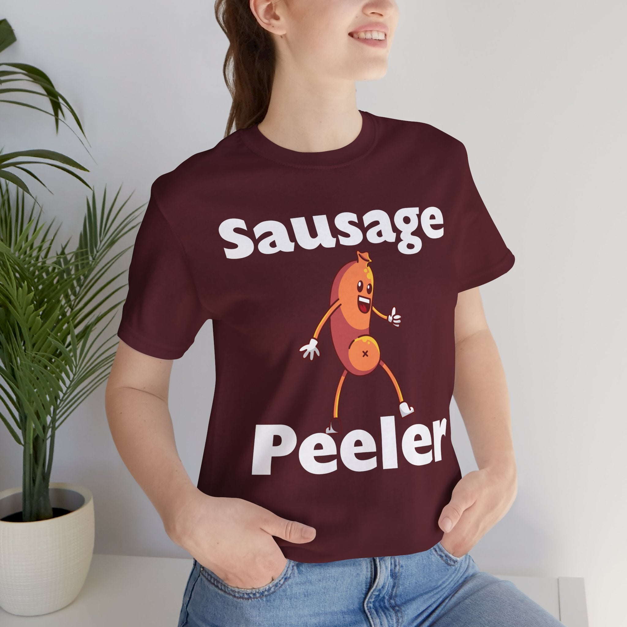Sausage Peeler: Suckin skin Tee