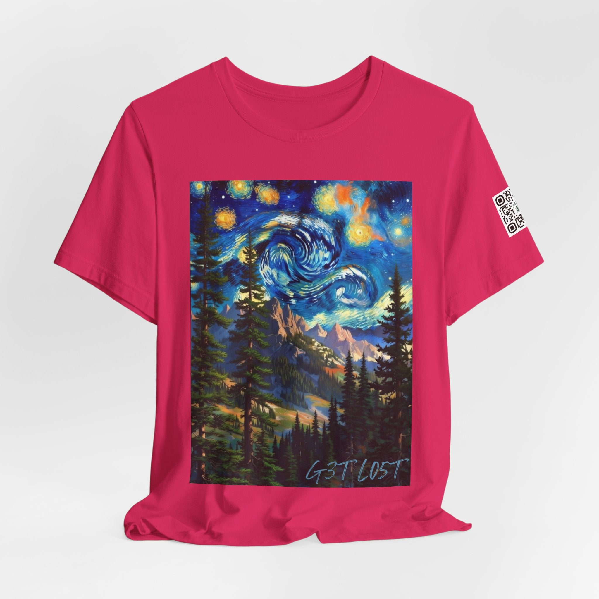 Starry Night Mountain Trip T-Shirt: Because Regular Night Skies Are for Amateurs